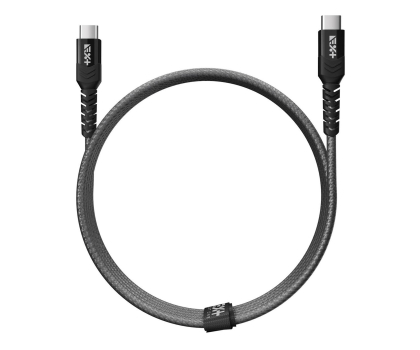 Kabel NEXT ONE Kabel Braided USB-C / USB-C 1,2 m space gray